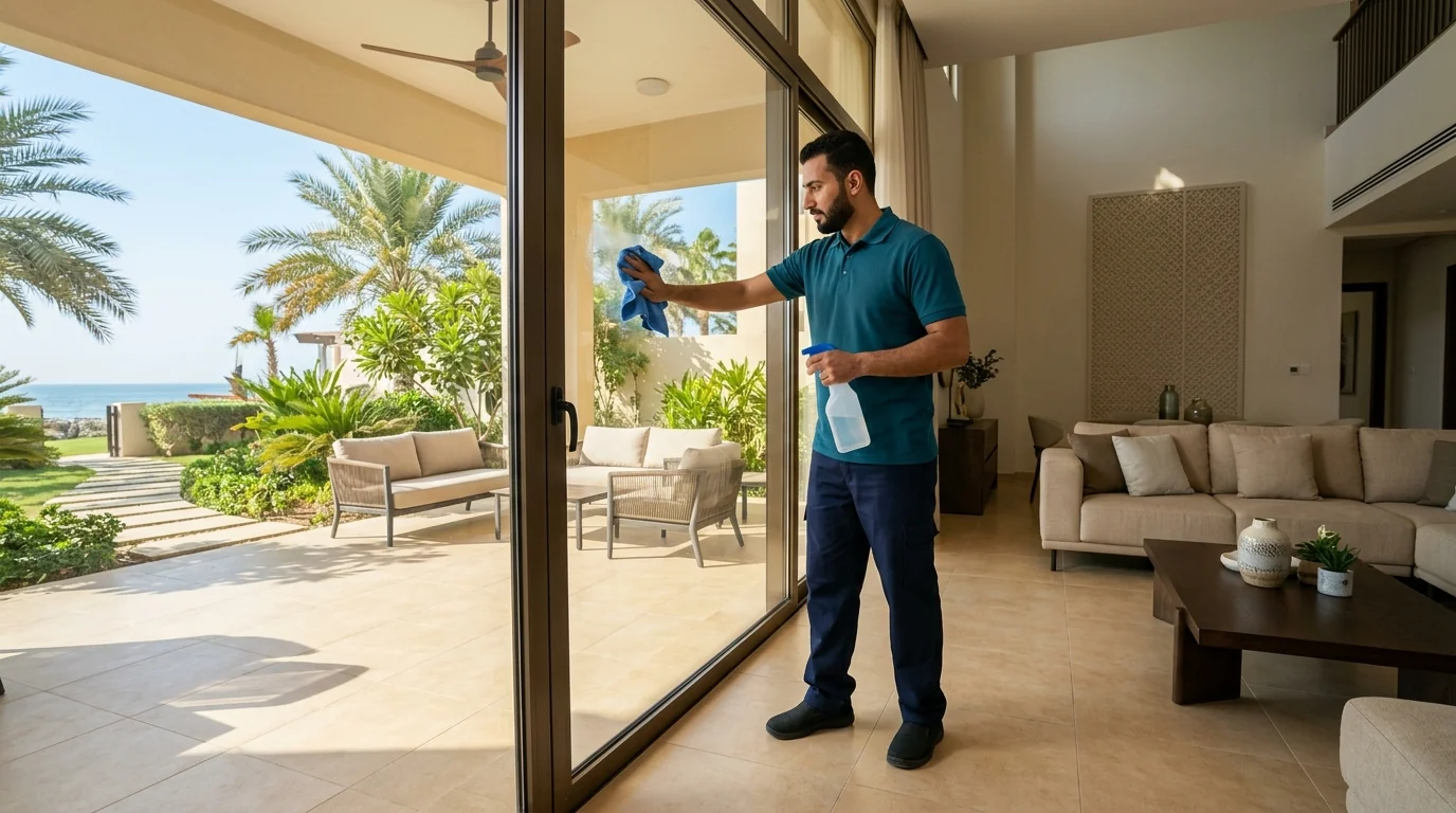 خدمات التنظيف المتخصصة للمجمعات السكنية والفلل في رأس الخيمة